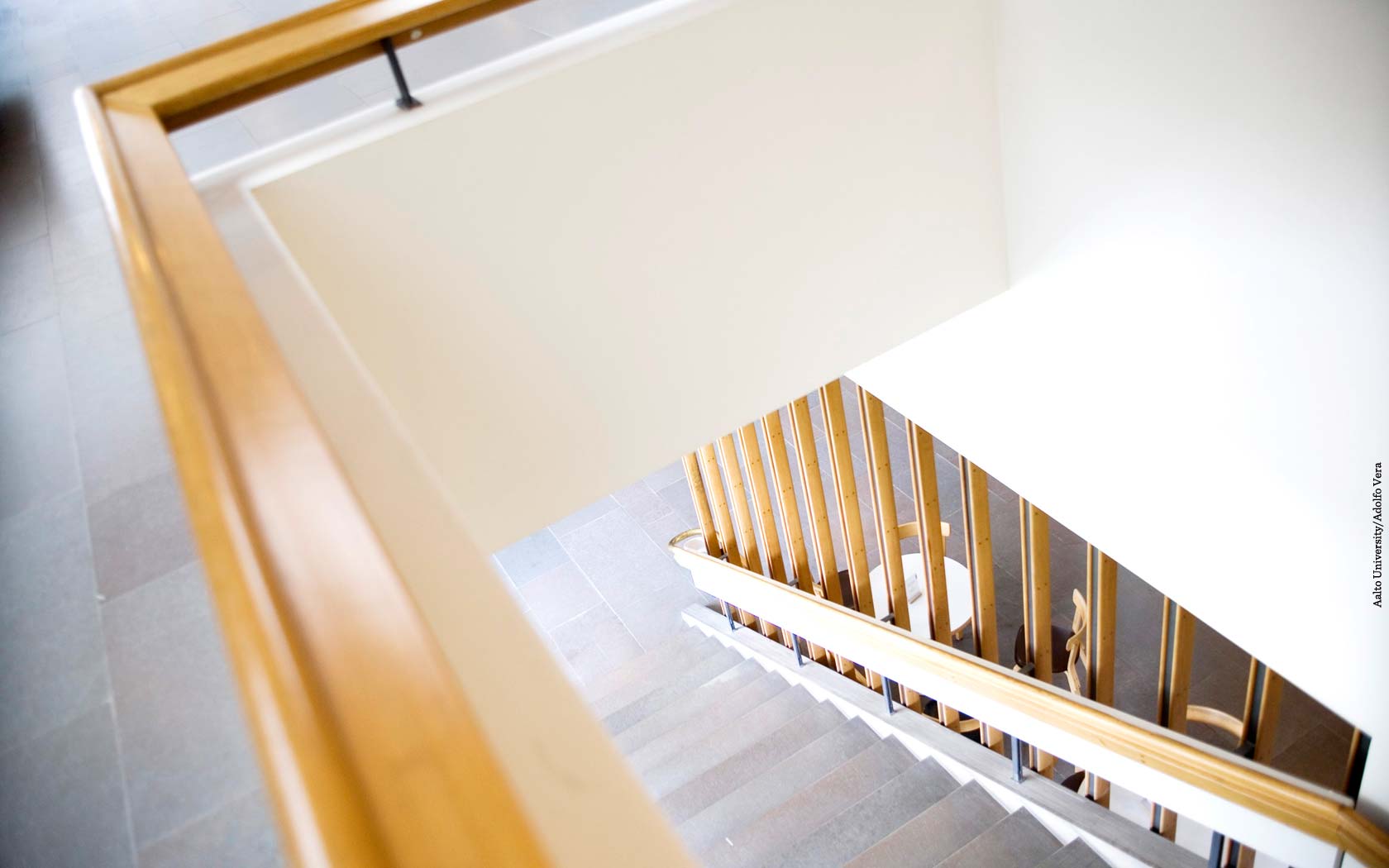 Stairs of the main building of Otaniemi campus