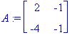 A := Matrix(%id = 18687800)
