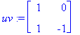 uv := Matrix(%id = 3135972)
