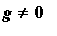 g <> 0