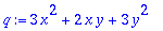 q := 3*x^2+2*x*y+3*y^2