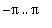 -Pi .. Pi