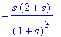 -s*(2+s)/(1+s)^3