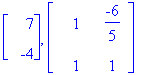 Vector(%id = 17724476), Matrix(%id = 17800228)