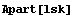 Apart[lsk]