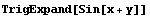 TrigExpand[Sin[x + y]]