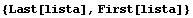 {Last[lista], First[lista]}